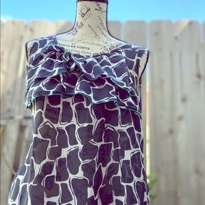 Anthropologie Odille Silk Vagabond Sleeveless Top